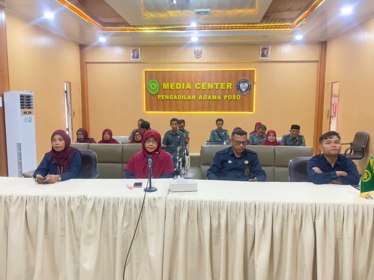 PA Poso Ikuti Peringatan Maulid Nabi Muhammad SAW 1448 H yang Diselenggarakan PTA Palu secara Virtual