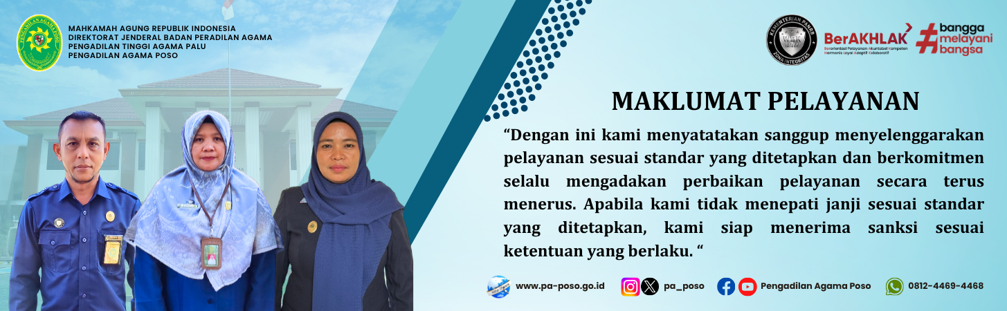banner maklumat pelayanan