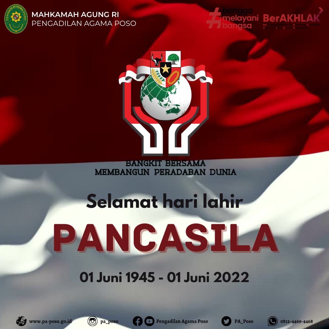 Hari Lahir Pancasila 01 Juni 2022