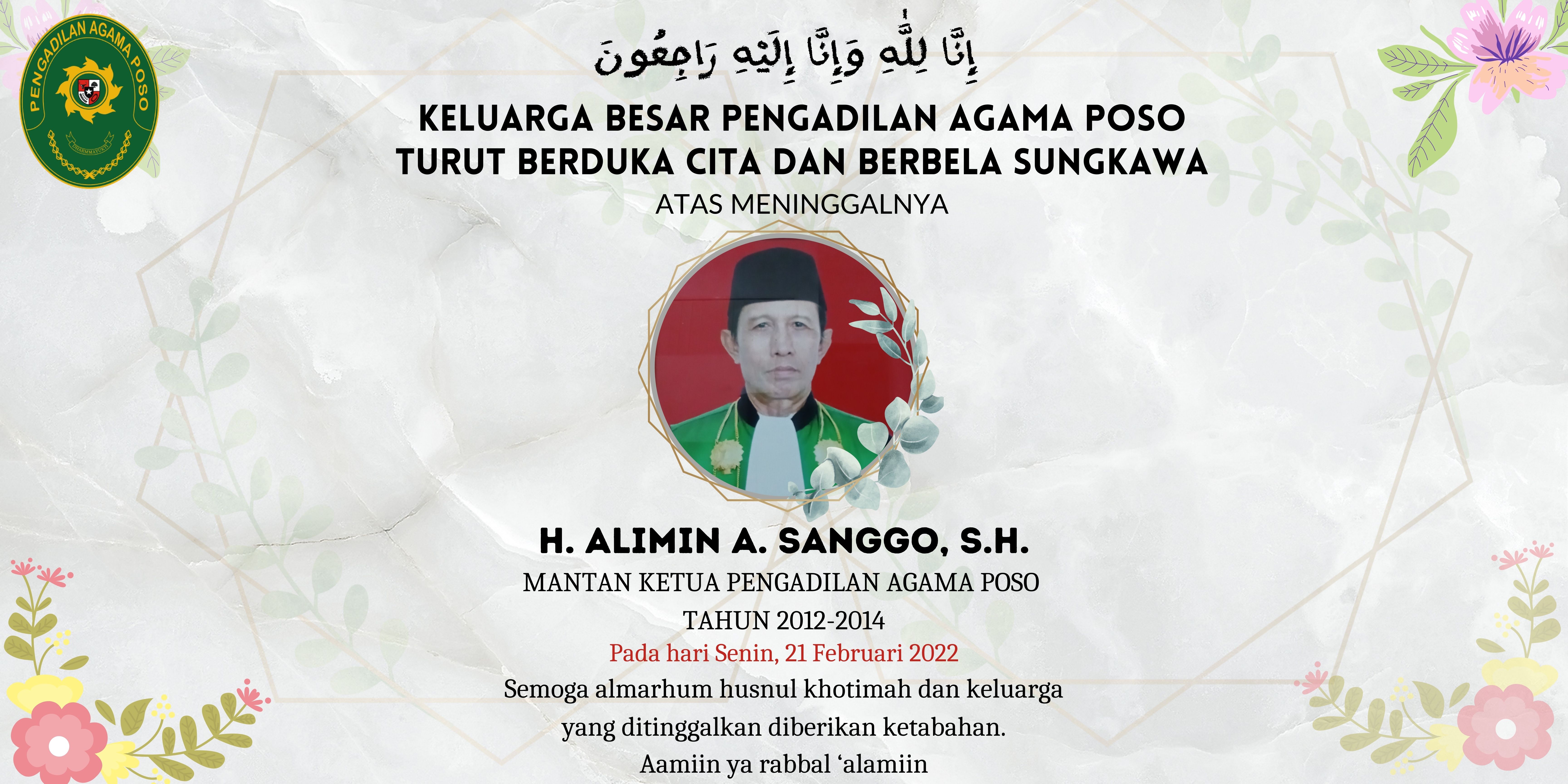 Duka Cita H. Alimin A. Sanggo, S.H.