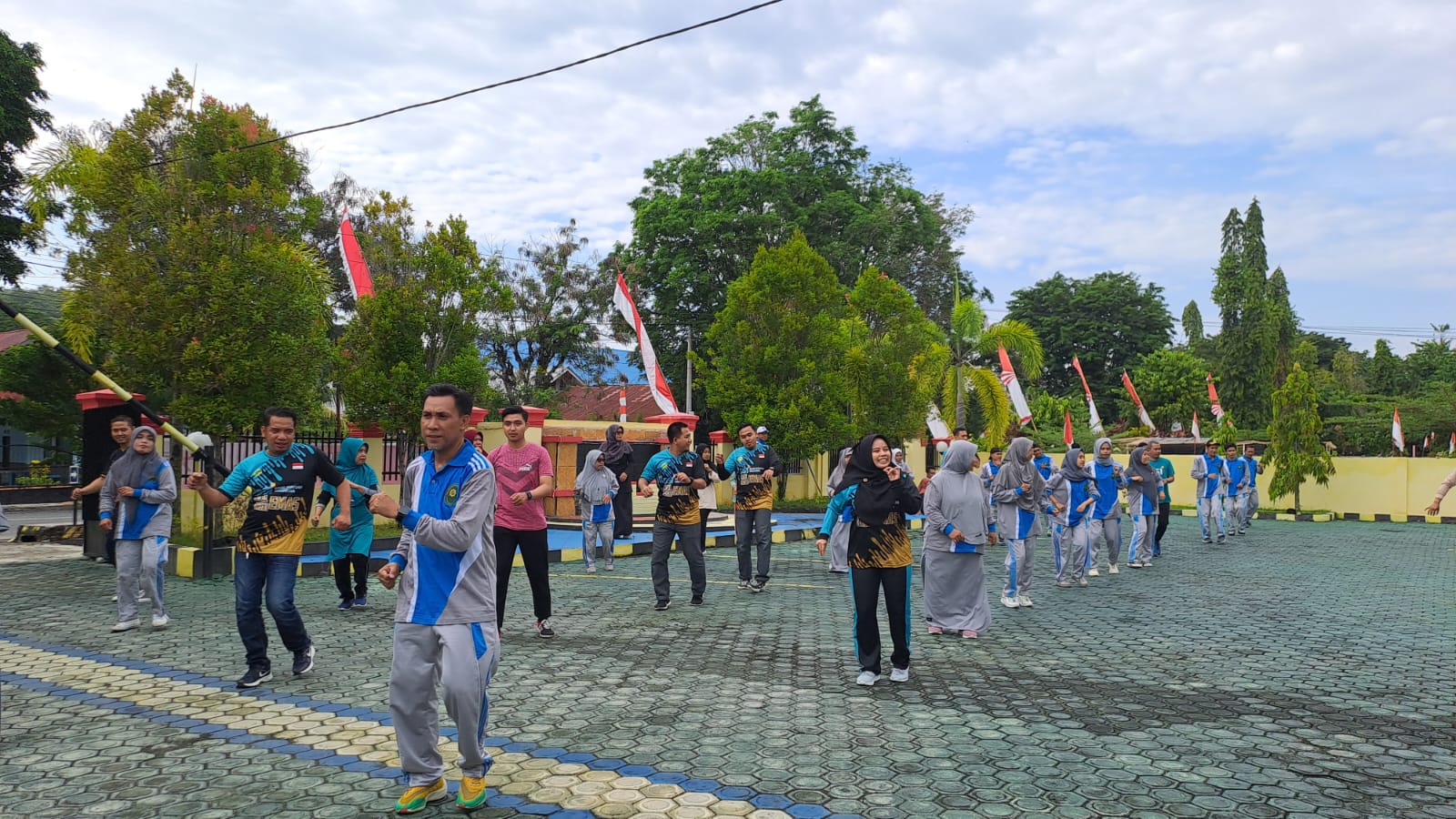 senam pagi