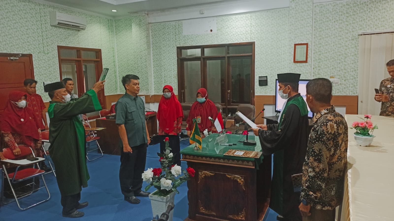 pelantikan saman