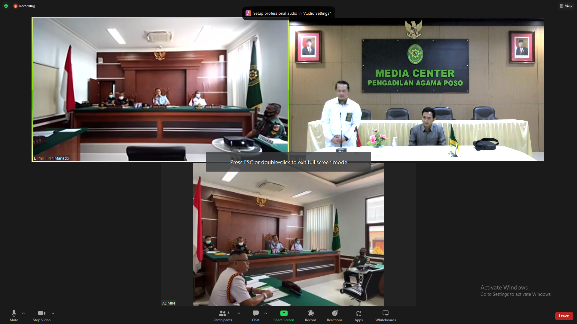 sidang online