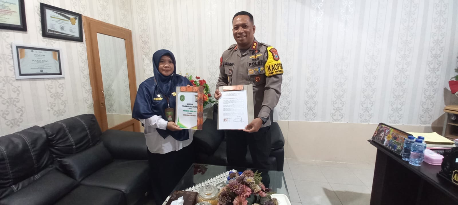 Pengadilan Agama Poso dan Kepolisian Resor Poso Tandatangani Adendum Perjanjian Kerja Sama ║ 11 November 2024