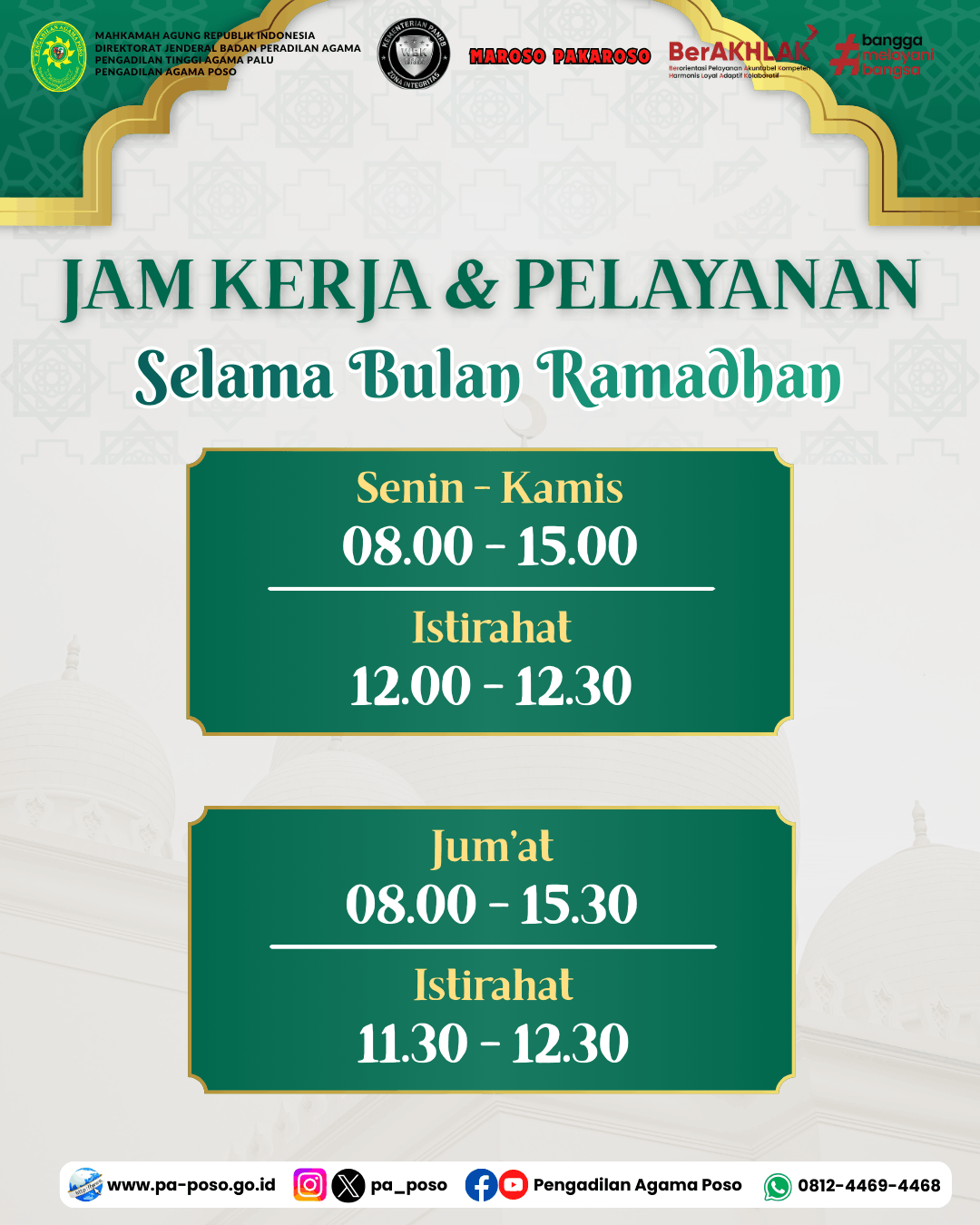 Jam Kerja Ramadhan
